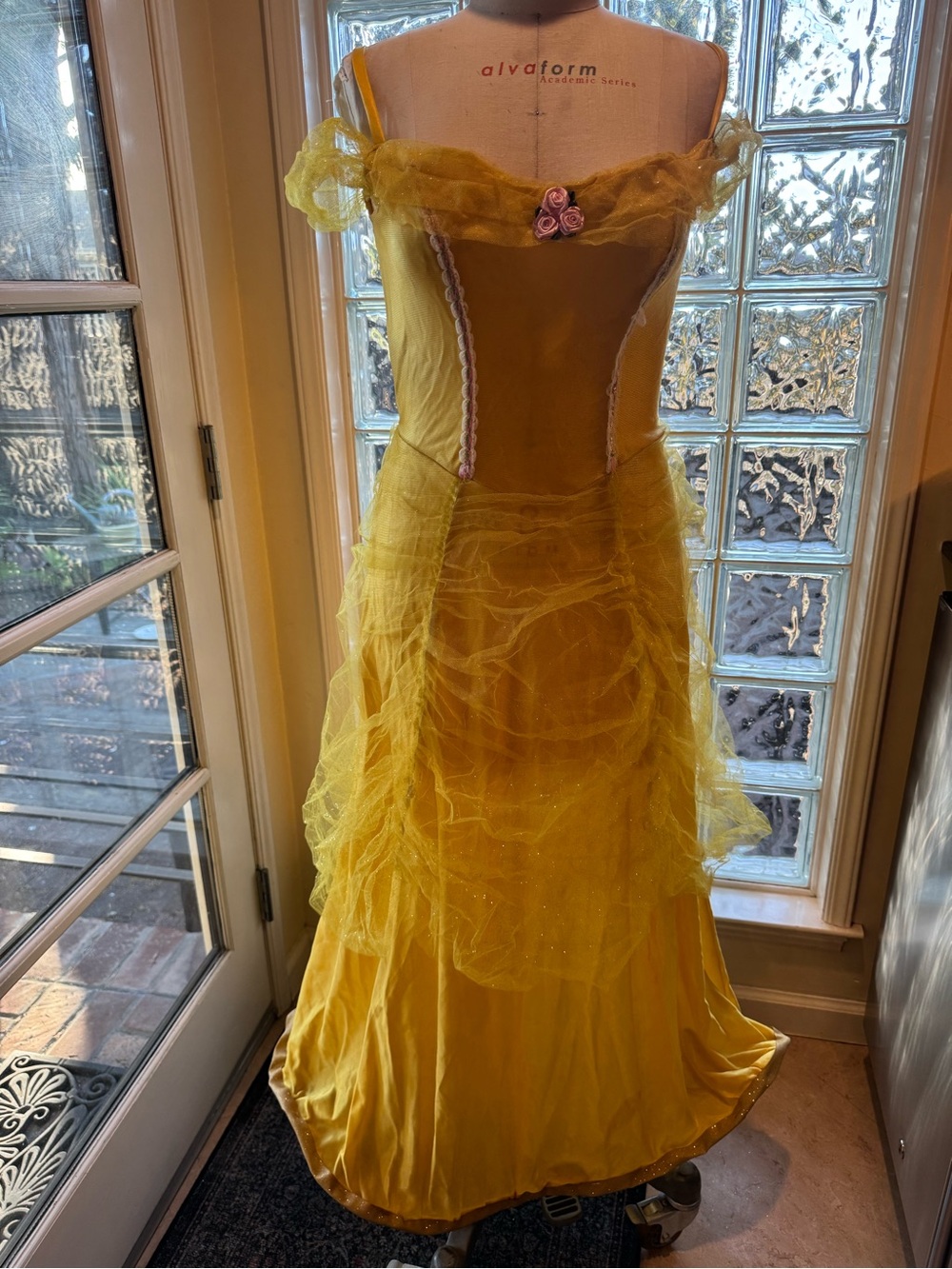 Beauty & The Beast Inspired Belle Yellow Ball Gown Costume